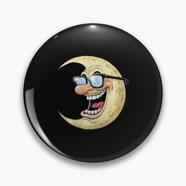 Item preview, Laughing Moon, Moon Humor, Moon t-shirt, Moon design, Moon lover, Moon gift, Moon enthusiast, Moon laughing, Moon funny, Moon cartoon, Moon smiling designed and sold by ChelseaEula.