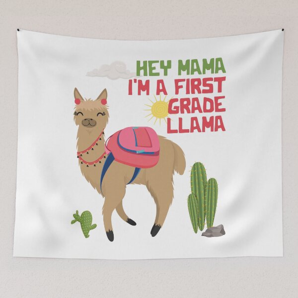 Item preview, Hey Mama I'm A First Grade Lama Back To School Funny Gift designed and sold by kolbasound.