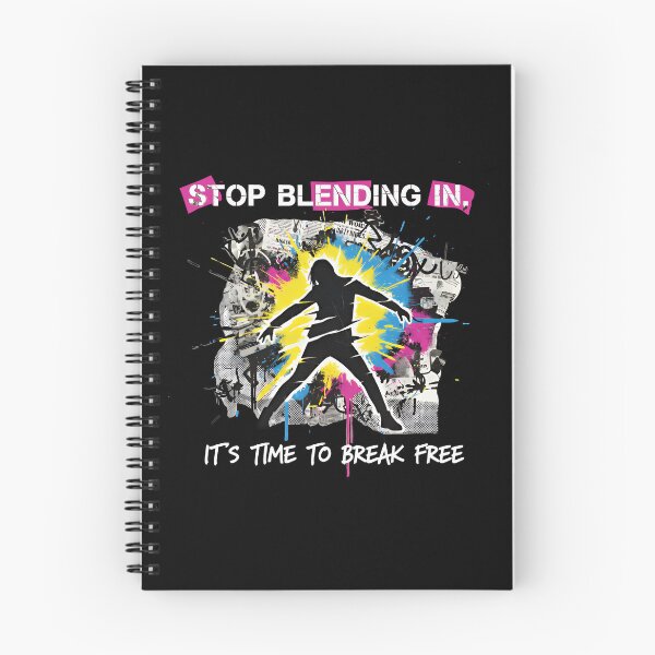 Item preview, Stop Blending In Break Free Graffiti Street Art Design - Hip Hop Dancer Boombox Tee designed and sold by SylwiaPrint.