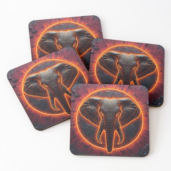Item preview, Elephant Aura — Control Perception Wild Energy  Digital Presence Art designed and sold by SavannaStrikes.