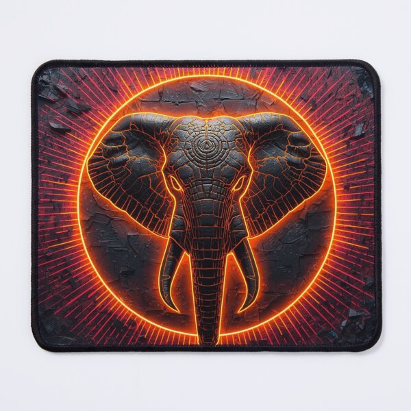 Item preview, Elephant Aura — Control Perception Wild Energy Digital Presence Art designed and sold by SavannaStrikes.