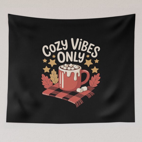 Item preview, Cozy Vibes Only Warm Autumn Hygge Mug designed and sold by ToggleBet.