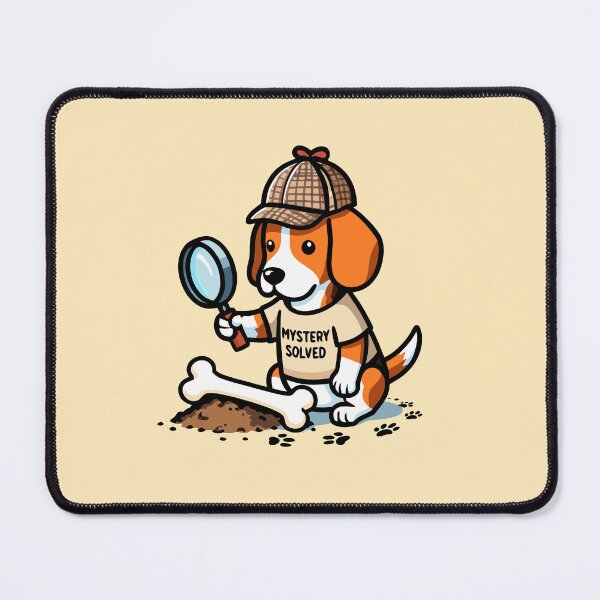 Item preview, Funny detective dog designed and sold by Lydyb-creations.