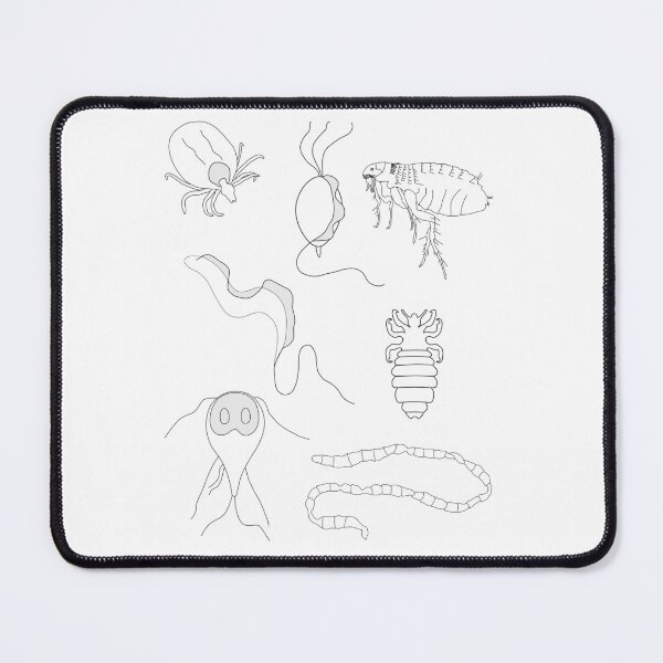 Item preview, Parasites - black on white designed and sold by xtie.