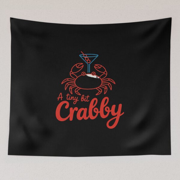 Item preview, Crab Martini Lover Drinking Seafood A Tini Bit Crabby designed and sold by BubblePancake.