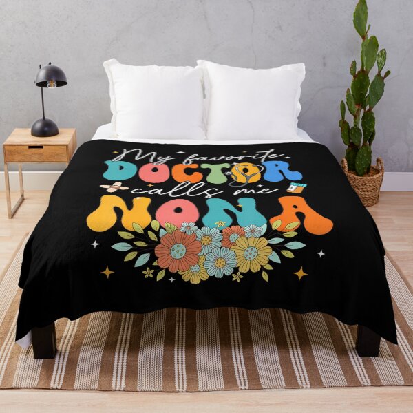 Item preview, Flower Groovy My Favorite Doctor Calls Me Nona designed and sold by KristyCharleen.