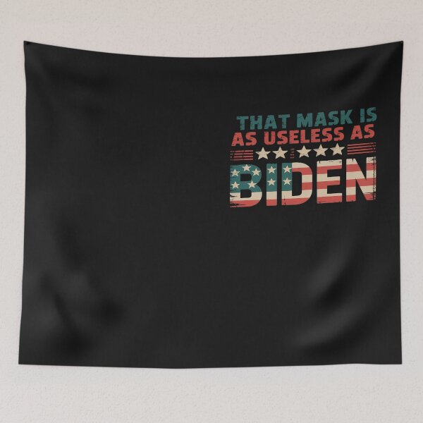 Item preview, That Mask Is As Useless As Biden Funny 4th of July USA Flag designed and sold by Hofersofer.