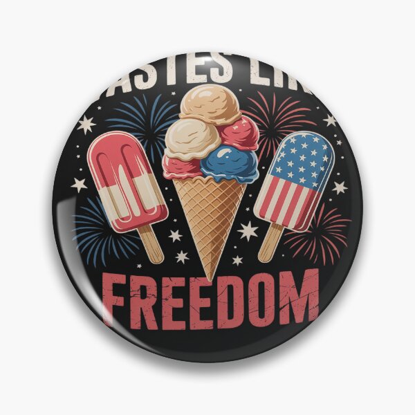 Item preview, Tastes Like Freedom Ice Cream 4th Of July USA Flag Patriotic designed and sold by Hofersofer.