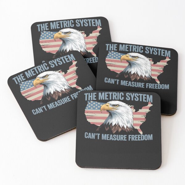 Item preview, The Metric System Can't Measure Freedom 4th of July USA Flag  2 designed and sold by Eskomeranola.