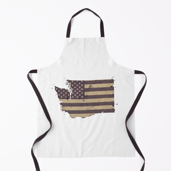 Item preview, Washington State Vintage Stars & Stripes – Brown and Gold designed and sold by Paper Drip.