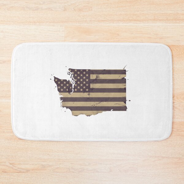 Item preview, Washington State Vintage Stars & Stripes – Brown and Gold designed and sold by Paper Drip.