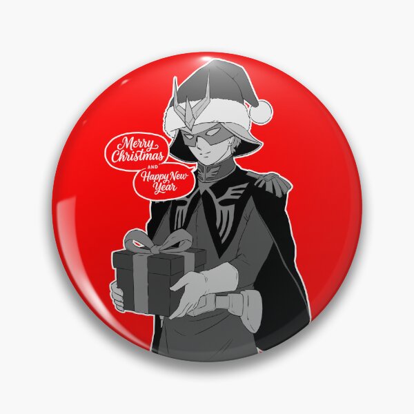 Item preview, black white Gundam Merry Christmas Char aznable designed and sold by sabartgunpla.