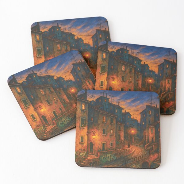 Item preview, Storybook Night Street designed and sold by Random Designs.
