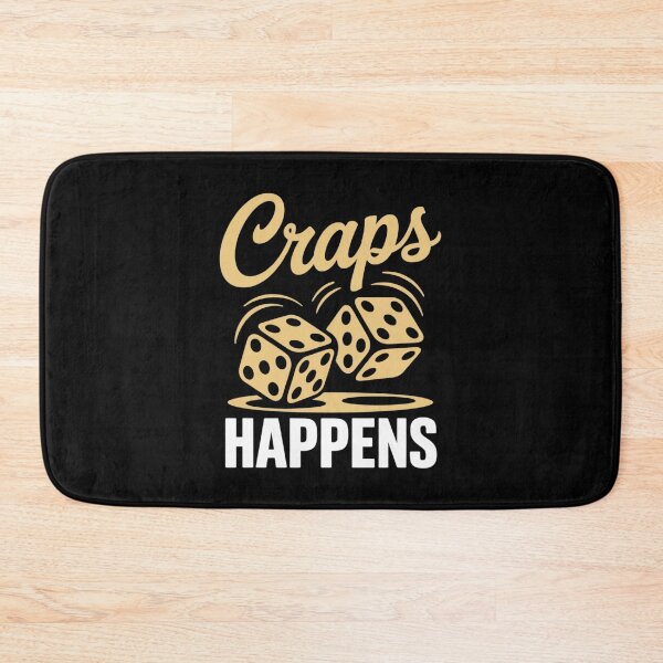 Item preview, Craps Happens Casino Gambling Dice Fun designed and sold by BubblePancake.