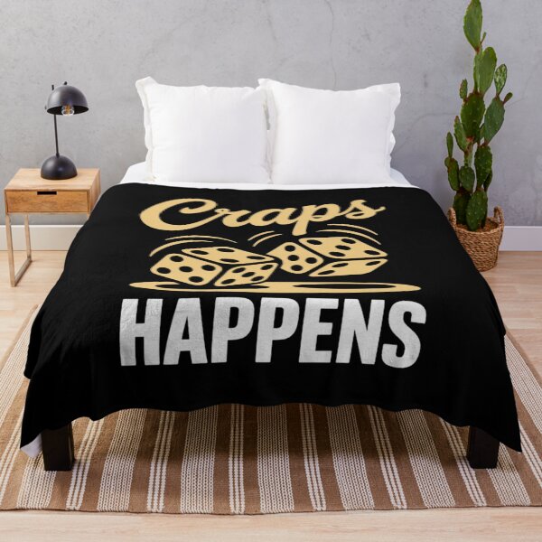 Item preview, Craps Happens Casino Gambling Dice Fun designed and sold by BubblePancake.