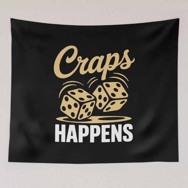 Item preview, Craps Happens Casino Gambling Dice Fun designed and sold by BubblePancake.