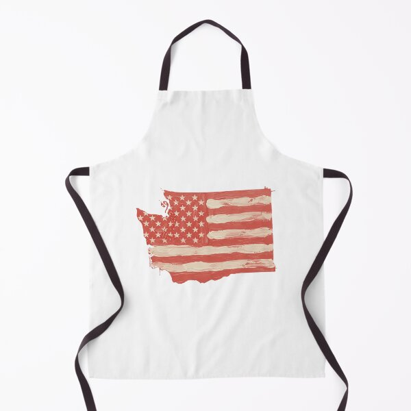 Item preview, Washington USA Flag Silhouette – Stars and Stripes State Outline designed and sold by Paper Drip.