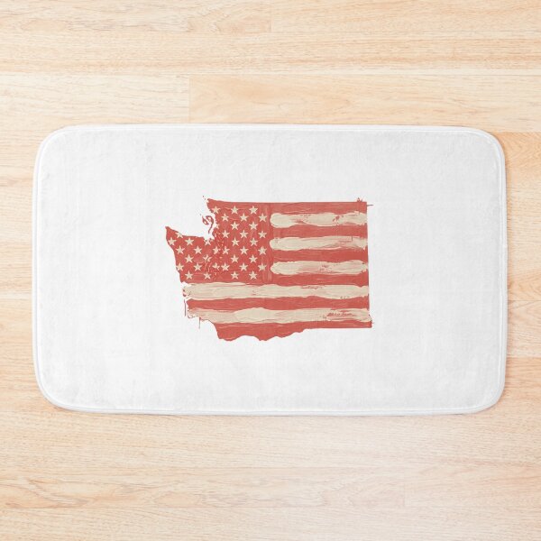 Item preview, Washington USA Flag Silhouette – Stars and Stripes State Outline designed and sold by Paper Drip.