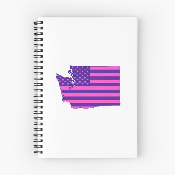 Item preview, Washington Pop Pink State Flag – Modern Fun Colors designed and sold by Paper Drip.