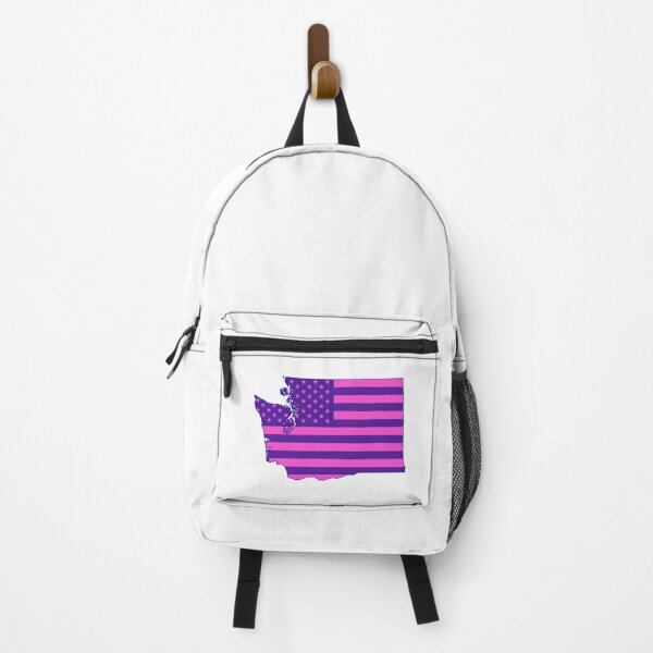Item preview, Washington Pop Pink State Flag – Modern Fun Colors designed and sold by Paper Drip.