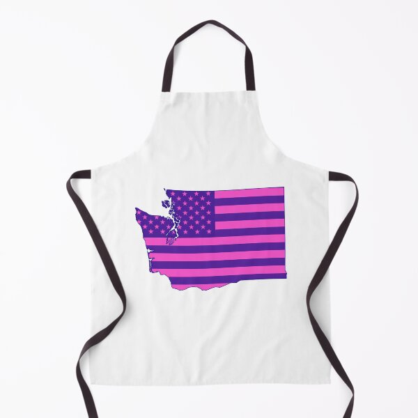 Item preview, Washington Pop Pink State Flag – Modern Fun Colors designed and sold by Paper Drip.