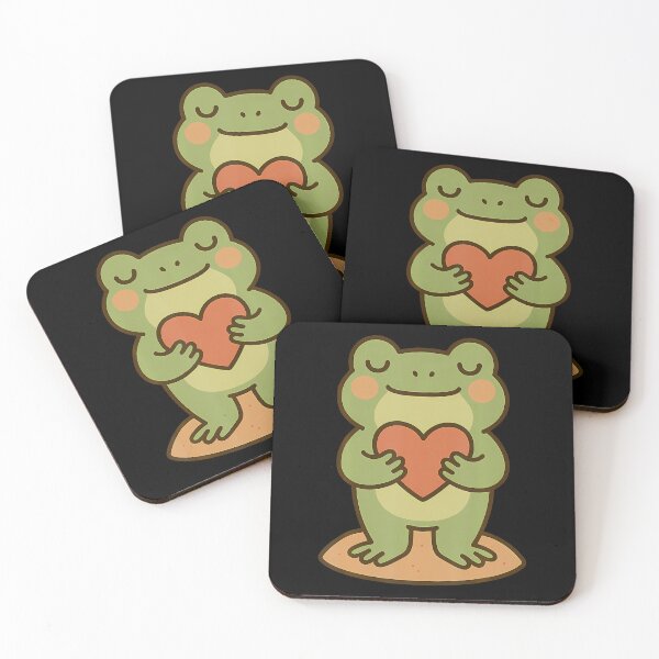Item preview, Frog With Heart  Gentle And Kind designed and sold by JosephineSarah.