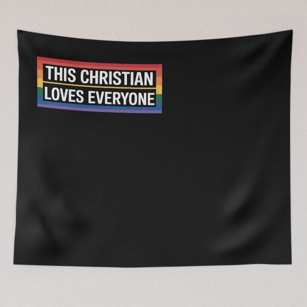 Item preview, This Christ loves every LGBTQ Ally Gay Pride Rainbow designed and sold by Eskomeranola.