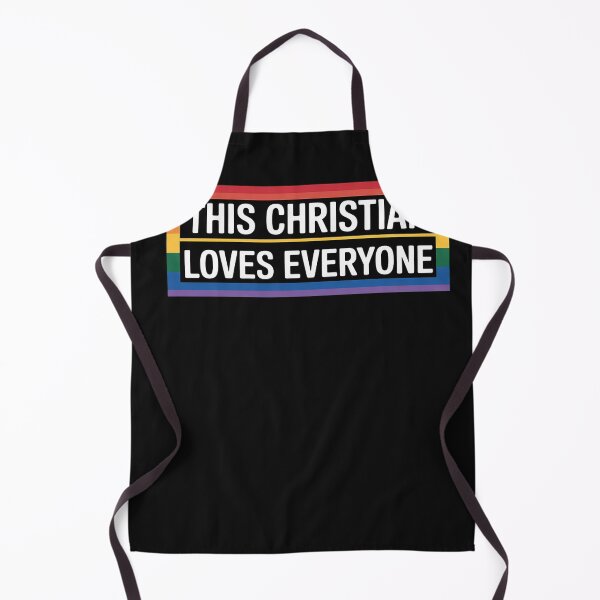Aperçu de l'œuvre Ce Christ aime chaque allié LGBTQ+ et chaque arc-en-ciel de fierté gay créée et vendue par Eskomeranola.