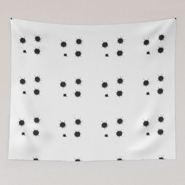 Item preview, Scattered Bullet Holes – Realistic Grunge Impact Design designed and sold by MaryvonLogg.