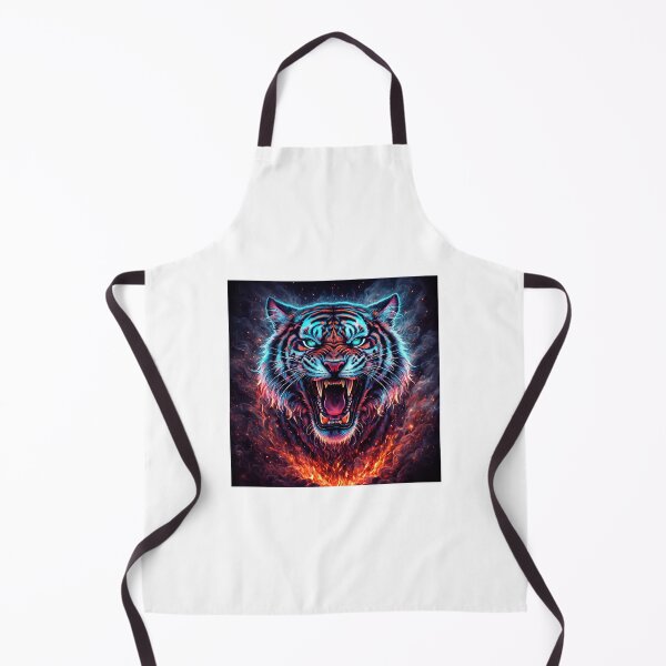 Item preview, Tiger bad face, animal face, cat face designed and sold by air2upl.