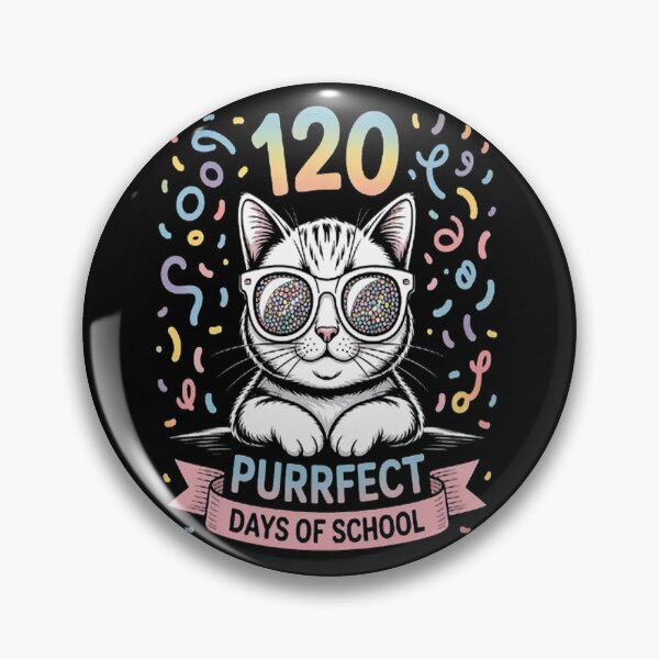 Item preview, 120 Purrfect Days of School Cat designed and sold by LacostCarl.