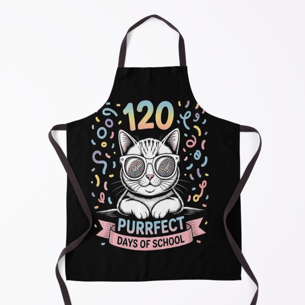 Item preview, 120 Purrfect Days of School Cat designed and sold by LacostCarl.