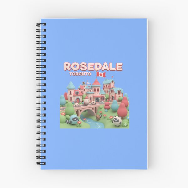 Item preview,  Rosedale Toronto – 3D Comic Cute Illustration with Canada Flag ,  designed and sold by PaintMeWorld.