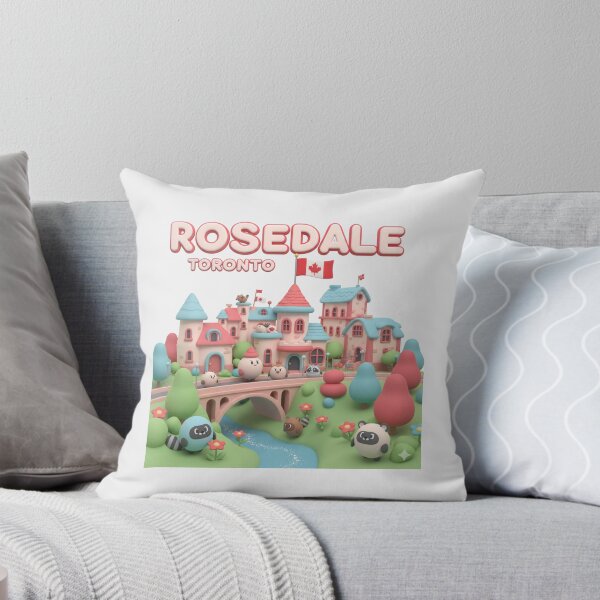 Item preview,  Rosedale Toronto – 3D Comic Cute Illustration with Canada Flag ,  designed and sold by PaintMeWorld.