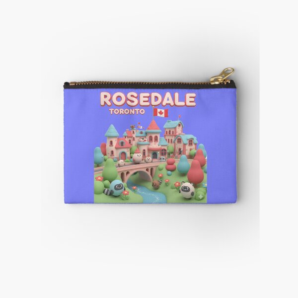 Item preview,  Rosedale Toronto – 3D Comic Cute Illustration with Canada Flag ,  designed and sold by PaintMeWorld.