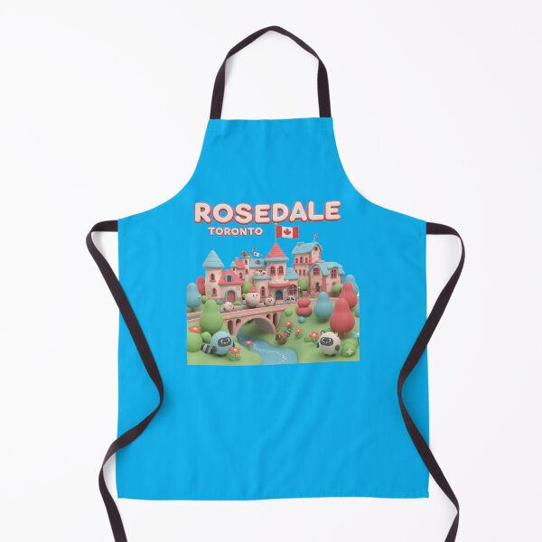 Item preview, Rosedale Toronto – 3D Comic Cute Illustration with Canada Flag , designed and sold by PaintMeWorld.
