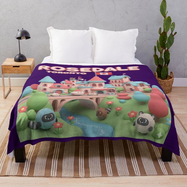 Item preview, Rosedale Toronto – 3D Comic Cute Illustration with Canada Flag , designed and sold by PaintMeWorld.