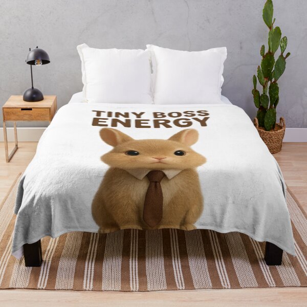 Item preview, Cute Baby Bunny Boss in Tie - Tiny Boss Energy | Kawaii Funny Office Humor Gift Art designed and sold by Moons Studio.