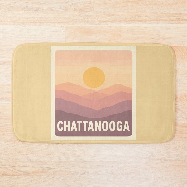 Item preview, Chattanooga Mountain Ridge – Minimal Pastel Scenic Landscape Vector designed and sold by Globalcitytees.