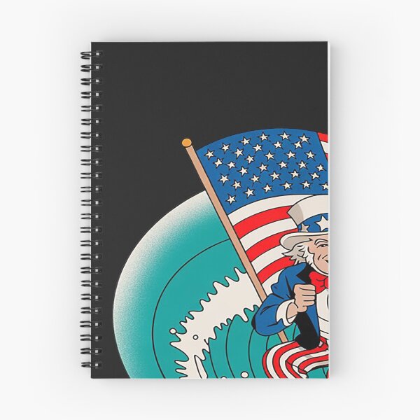 Item preview, Uncle Sam Surfing 4th Of July USA Flag designed and sold by Eskomeranola.