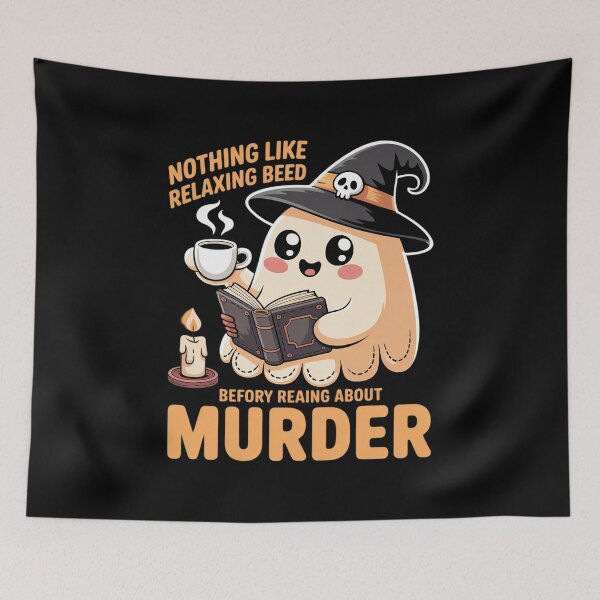 Item preview, Crime, Detective, A Bookworm, Relaxing, Murder designed and sold by BubblePancake.