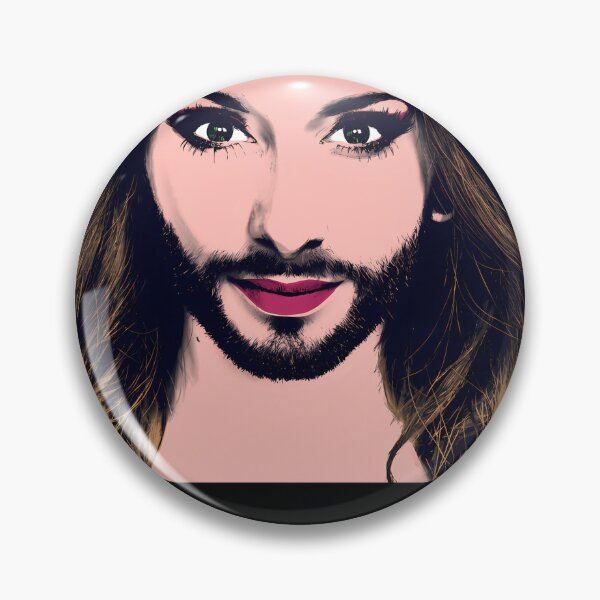 Item preview, Conchita-Wurst---Pop-Art---Pink-Version-2 designed and sold by EmelysSchmidt.