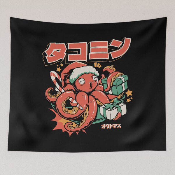 Item preview, Octo Claus – Cute Christmas Octopus With Gifts designed and sold by Pupung oktavian.