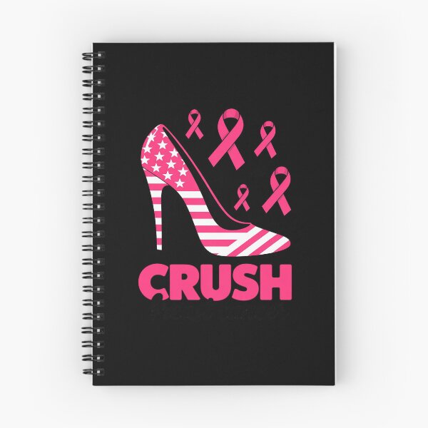 Item preview, Crush Breast Cancer Awareness Bling Pink Ribbon High Heel 1 designed and sold by NetoGalaxy.