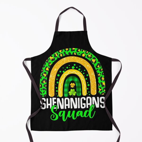 Item preview, Shenanigans Squad St Patricks Day Leopard Rainbow Shamrock designed and sold by catsdothingz.