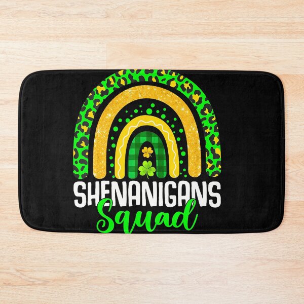 Item preview,  Shenanigans Squad St Patricks Day Leopard Rainbow Shamrock designed and sold by catsdothingz.