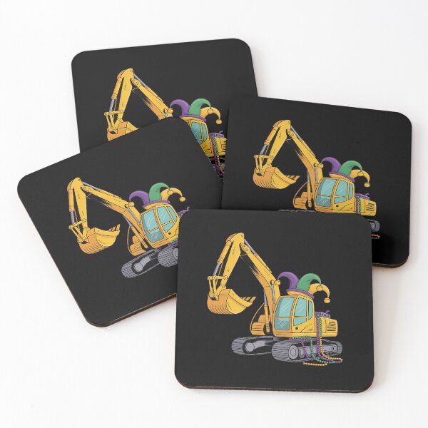 Item preview, Mardi gras digger crane with jester hat for kids designed and sold by catsdothingz.