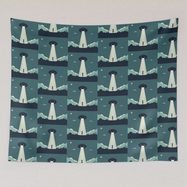 Item preview, Close encounter in open field at night designed and sold by octavaretro.
