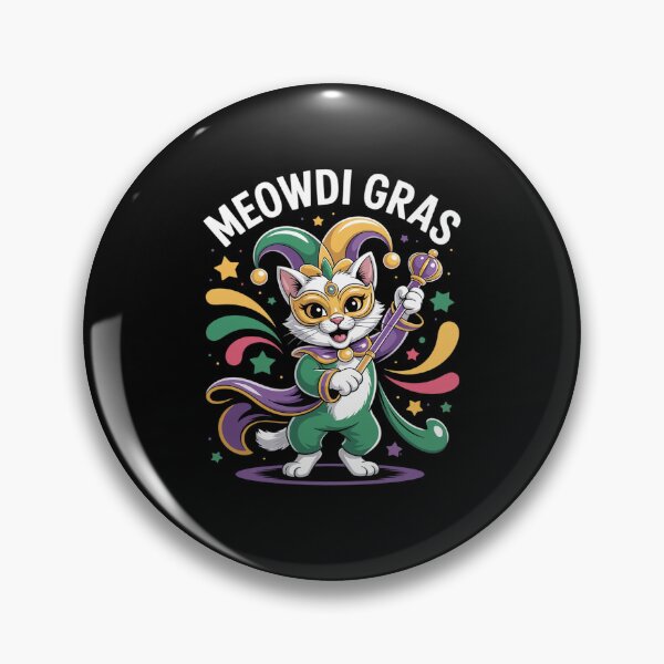 Item preview, Meowdi Mardi Gras Cat Kitty Lover Mask Beads Men Women Kids designed and sold by catsdothingz.