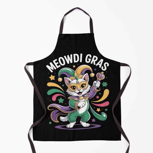 Item preview, Meowdi Mardi Gras Cat Kitty Lover Mask Beads Men Women Kids designed and sold by catsdothingz.